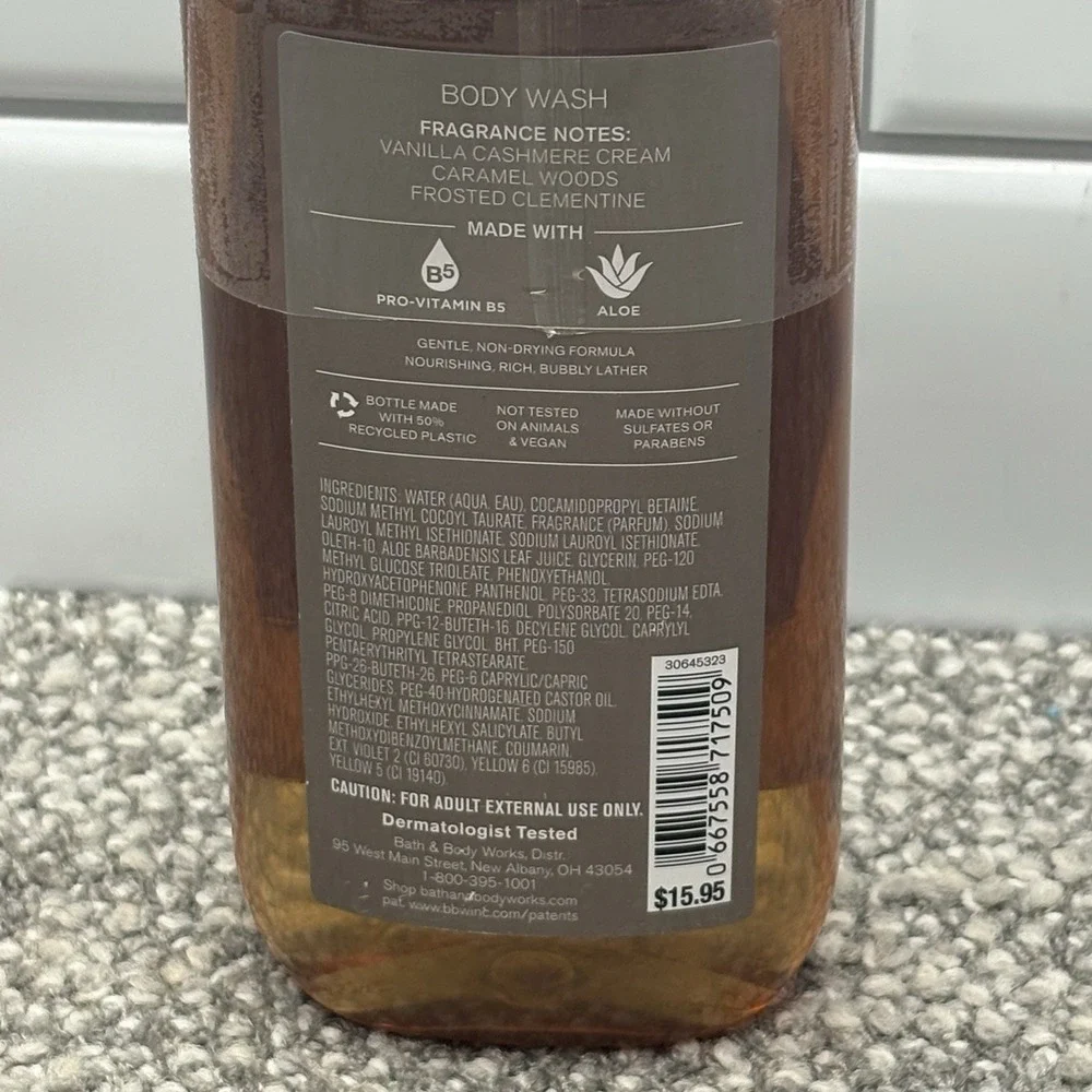 Bath & Body Works Snowflakes & Cashmere Body Wash New Sealed